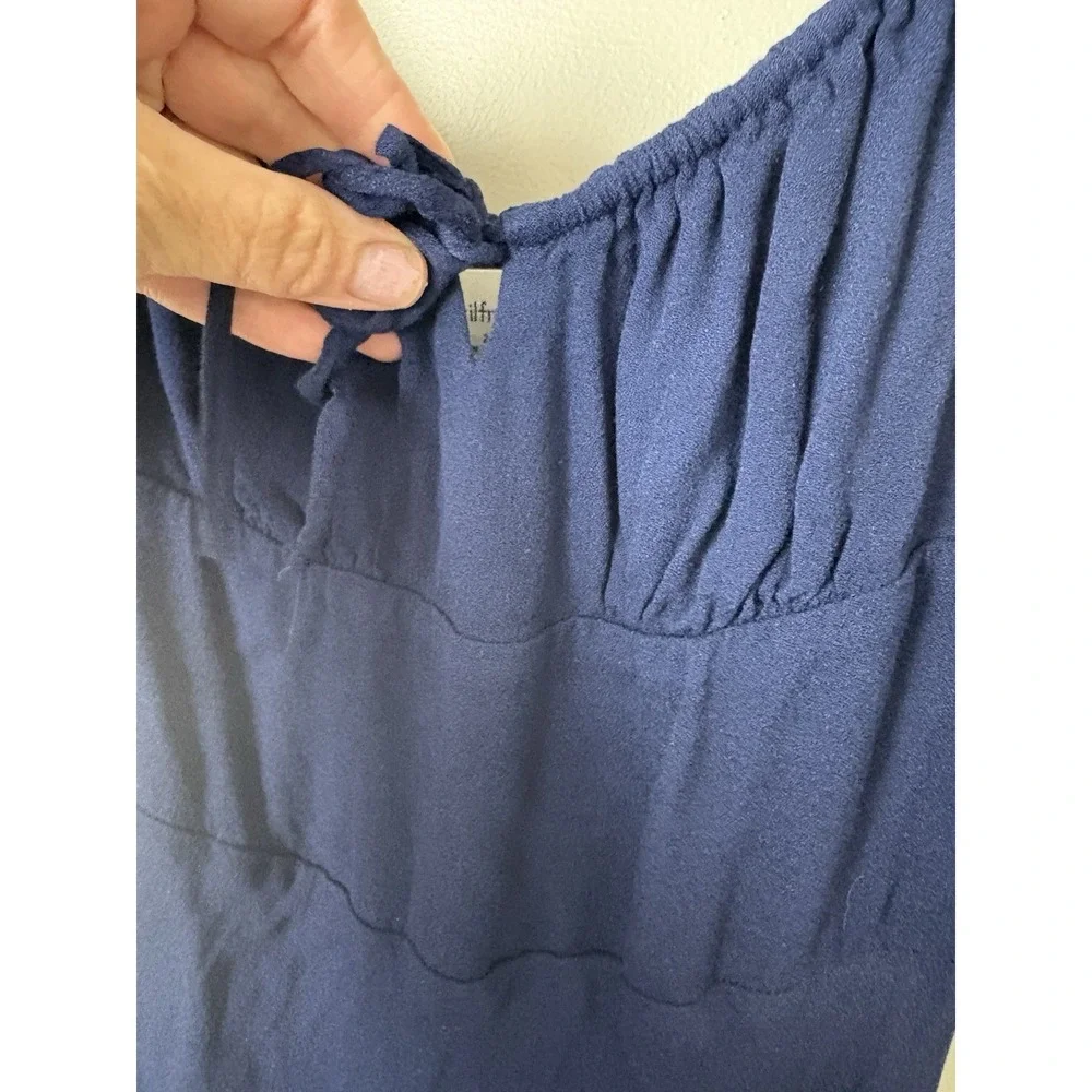 Aritzia Wilfred‎ Women Size 2 Babydoll Dress Strappy Midi Maxi Boho Girlhood 90s - Picture 9 of 15